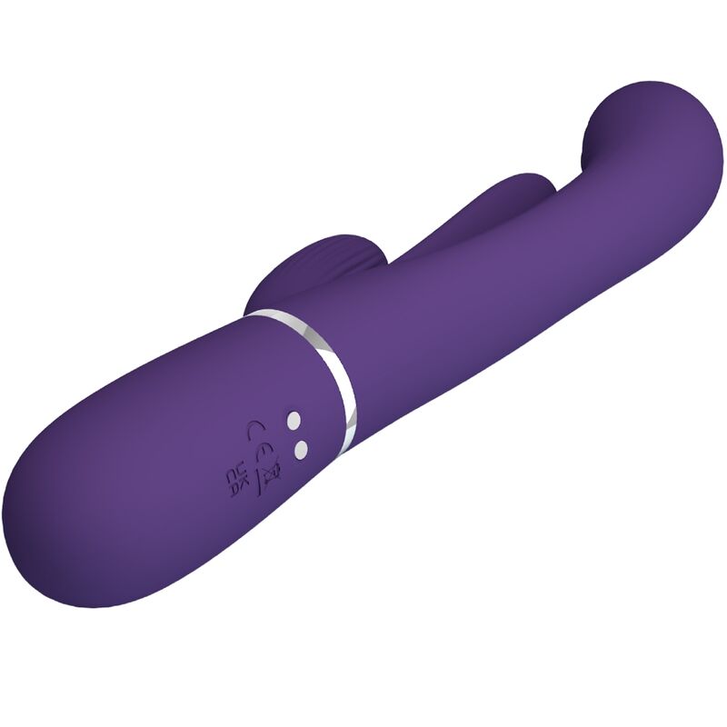 Comprar Pretty Love Shania Triple Vibrador Rabbit Multifunción Morado – Estimulador Con Diseño Ergonómico Para Placer Personalizado-Noxtic