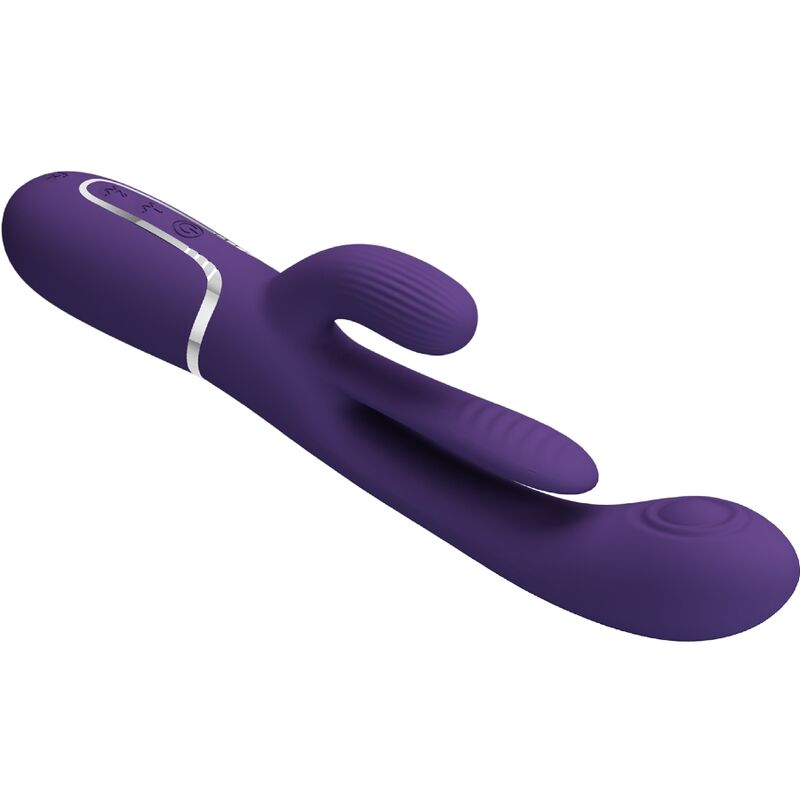 Comprar Pretty Love Shania Triple Vibrador Rabbit Multifunción Morado – Estimulador Con Diseño Ergonómico Para Placer Personalizado-Noxtic