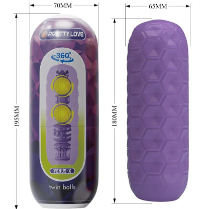 Comprar Pretty Love Twin Balls – Masajeador Masculino Con Diseño Ergonómico Para Placer Sensual-Noxtic