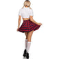 LEG AVENUE - CLASSIC RED SCHOOLGIRL COSTUME S/M