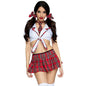 Comprar LEG AVENUE Disfraz Miss Colegiala Clásico Rojo Blanco M L – Diseño Elegante Para Eventos Temáticos-Noxtic