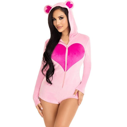 Comprar LEG AVENUE Body Osito Terciopelo Rosa S – Diseño Acogedor Para Comodidad Y Estilo-Noxtic
