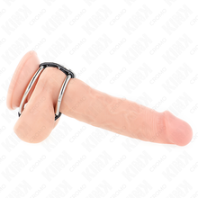 Comprar KINK Anillo Doble Ajustable – Diseño Elegante Con Conexión De Cuero Para Placer Sensorial-Noxtic