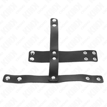 Comprar KINK Anillo Jaula Cuero Con Divisor Ajustable – Diseño Elegante Para Placer Controlado-Noxtic