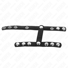 KINK - PENIS RING WITH 3 ADJUSTABLE BALL DIVIDER STRAPS