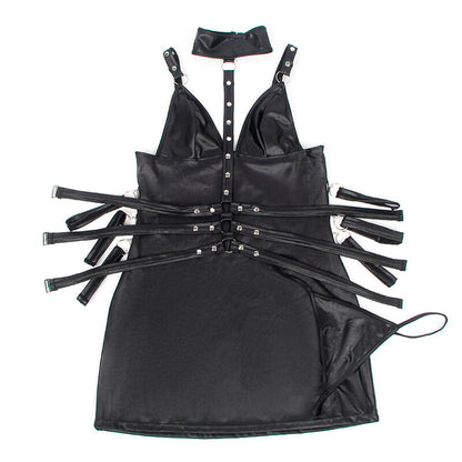 Comprar SUBBLIME Vestido Bondage Cuero Negro S M – Diseño Elegante Para Sentirse Poderosa-Noxtic