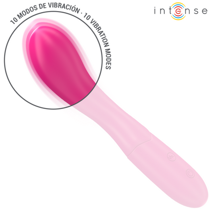 Comprar INTENSE Lisette Vibrador Rosa – Flexible Con 10 Modos De Vibración Para Placer Personalizado-Noxtic