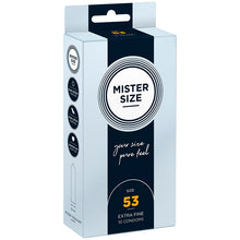MISTER SIZE - CONDOMS SIZE M 53 MM (10 UNITS)