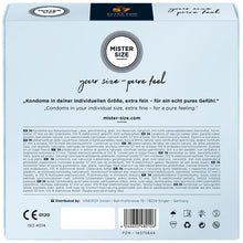 MISTER SIZE - CONDOMS SIZE L 57 MM (36 UNITS)