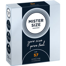 MISTER SIZE - CONDOMS SIZE L 57 MM (3 UNITS)
