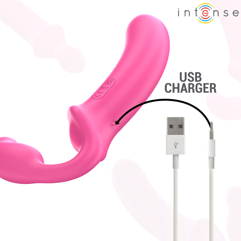 Comprar INTENSE Amy Vibrador Doble 20 Cm Rosa – Diseño Con Control Remoto Para Mayor Libertad Sensual-Noxtic