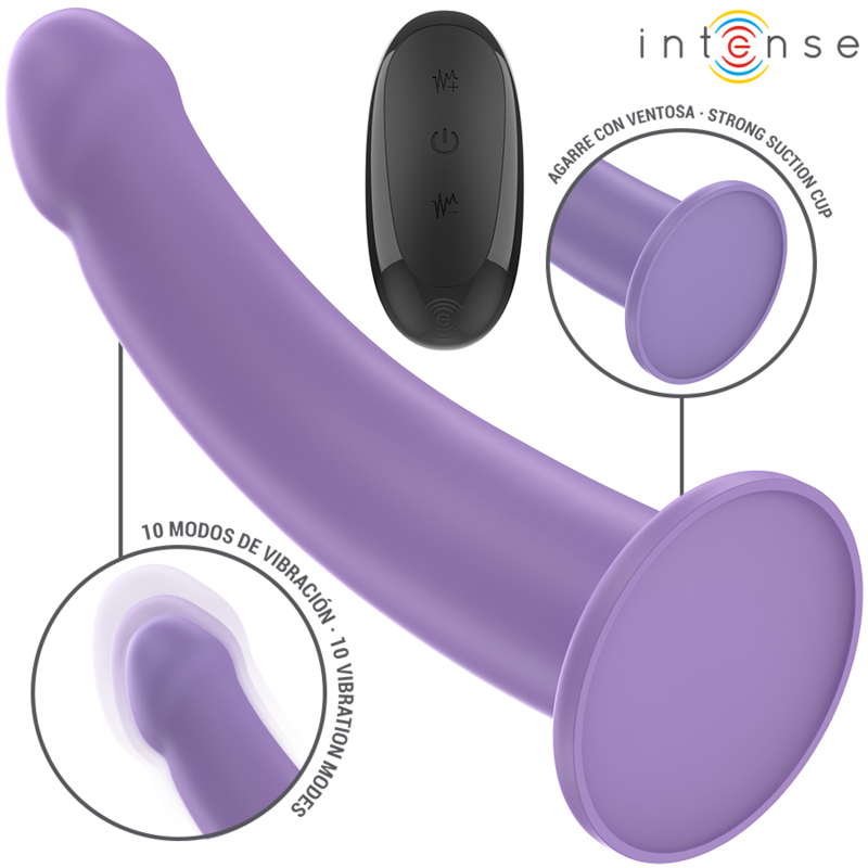 Comprar INTENSE Eddie Vibrador Morado – 10 Modos De Vibración Con Control Remoto Para Placer Personalizado-Noxtic