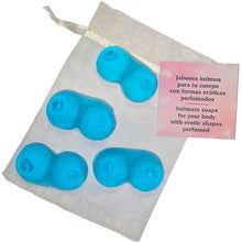 Comprar Diablo Picante Mini Jabones Aromáticos Forma Pechos Azul – Conjunto Divertido Para Eventos Originales-Noxtic