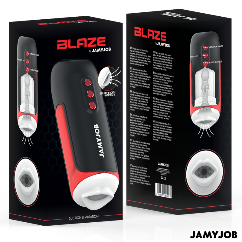 Comprar JAMYJOB Blaze Masturbador Automático – Dispositivo Con 5 Modos De Succión Y Vibración Para Una Experiencia Única-Noxtic