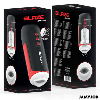 Comprar JAMYJOB Blaze Masturbador Automático – Dispositivo Con 5 Modos De Succión Y Vibración Para Una Experiencia Única-Noxtic