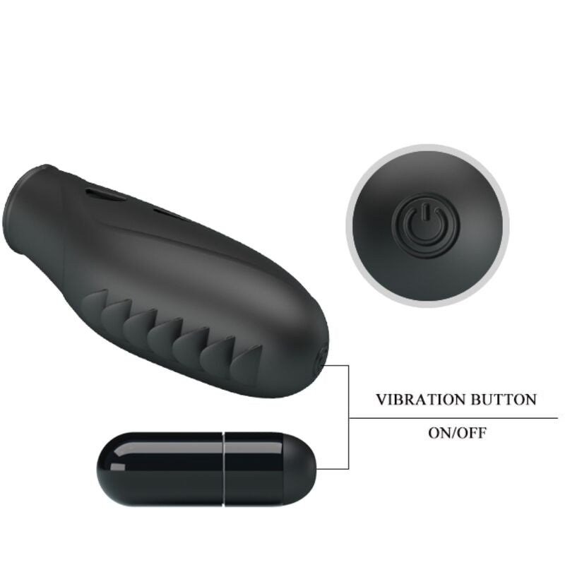 Comprar Pretty Love Gilo Vibrador De Dedo Negro – Diseño Ergonómico Para Una Experiencia Sensorial Única-Noxtic