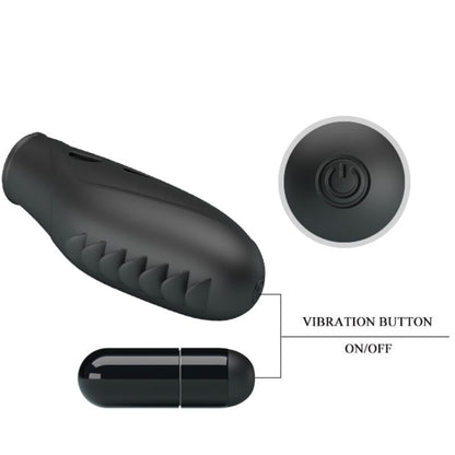 Comprar Pretty Love Gilo Vibrador De Dedo Negro – Diseño Ergonómico Para Una Experiencia Sensorial Única-Noxtic