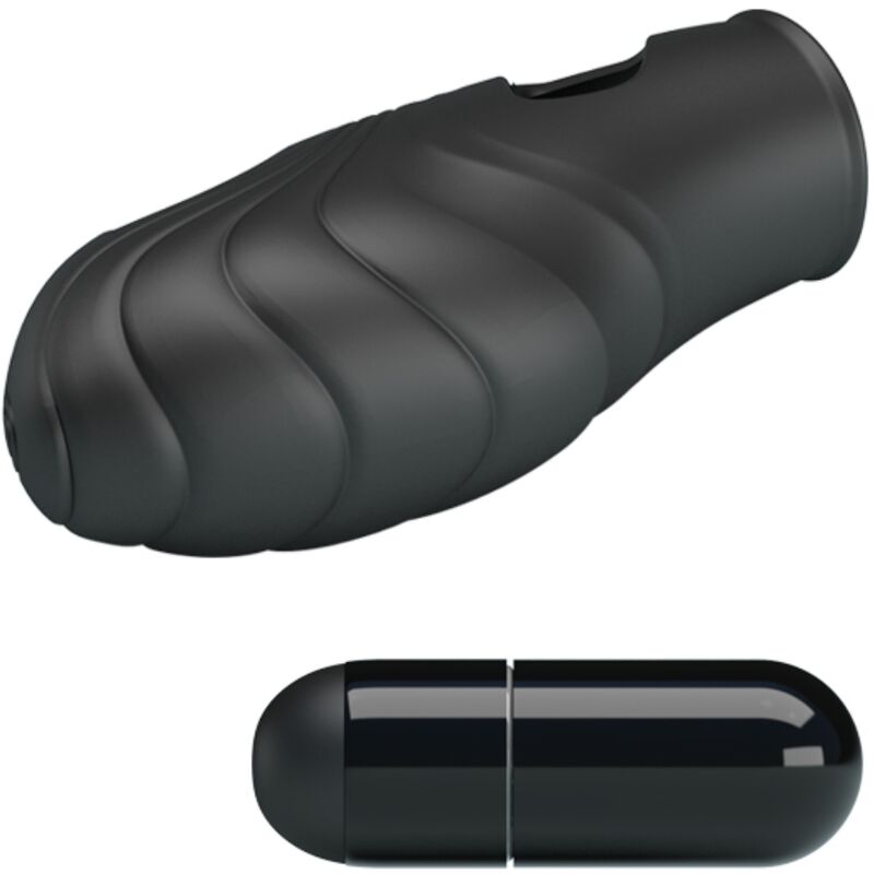 Comprar PRETTY LOVE Lich Vibrador De Dedo Negro – Diseño Ergonómico De Silicona Para Placer Intenso-Noxtic