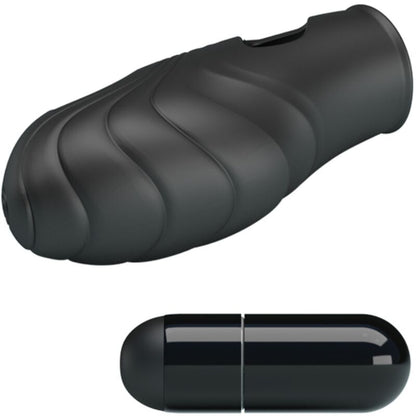 Comprar PRETTY LOVE Lich Vibrador De Dedo Negro – Diseño Ergonómico De Silicona Para Placer Intenso-Noxtic