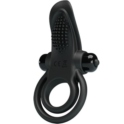 Comprar Pretty Love Doble Anillo Vibrador Negro – 10 Modos De Vibración Para Placer Compartido-Noxtic