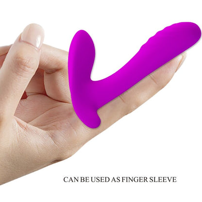 Comprar Pretty Love Masajeador Y Vibrador Morado – Diseño Ergonómico Con 12 Modos De Vibración Y Control Remoto-Noxtic