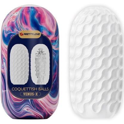 Comprar Pretty Love Coquettish Balls – Funda Masajeadora Con Tres Texturas Estimulantes-Noxtic