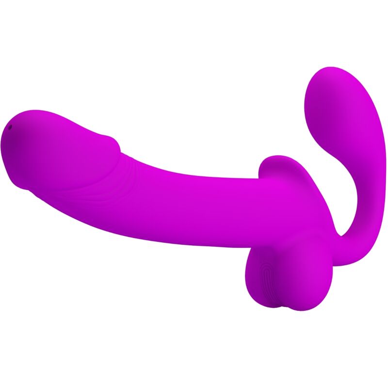 Comprar Pretty Love Kelpie Estimulador Strap-On Doble Morado – Juguete Erótico Con Diseño Ergonómico Para Parejas-Noxtic