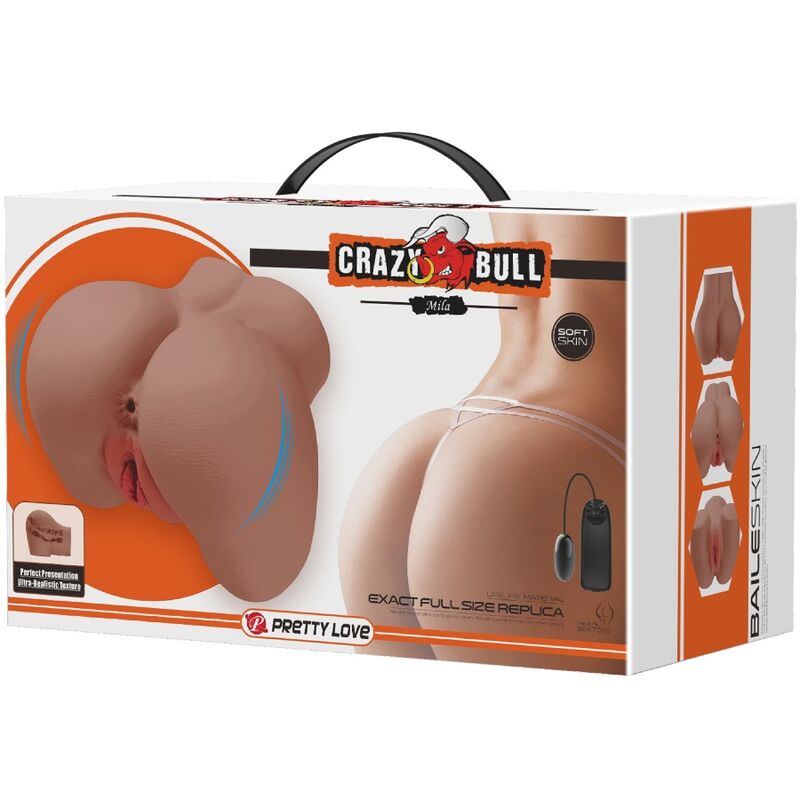 Comprar CRAZY BULL Mila Trasero Vibrador – Diseño Realista Con Control Remoto Para Experiencias Únicas-Noxtic