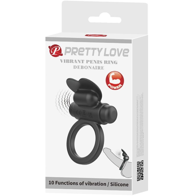 Comprar Pretty Love Debonaire Anillo Vibrador Conejo – Estimulador Con 10 Modos De Vibración Para Placer Compartido-Noxtic