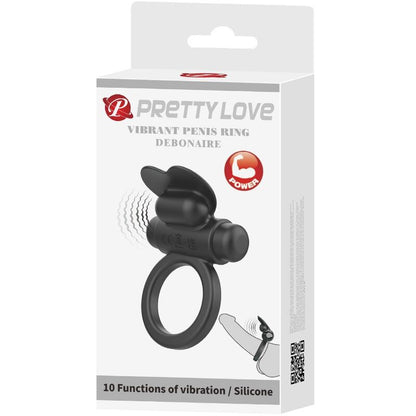 Comprar Pretty Love Debonaire Anillo Vibrador Conejo – Estimulador Con 10 Modos De Vibración Para Placer Compartido-Noxtic