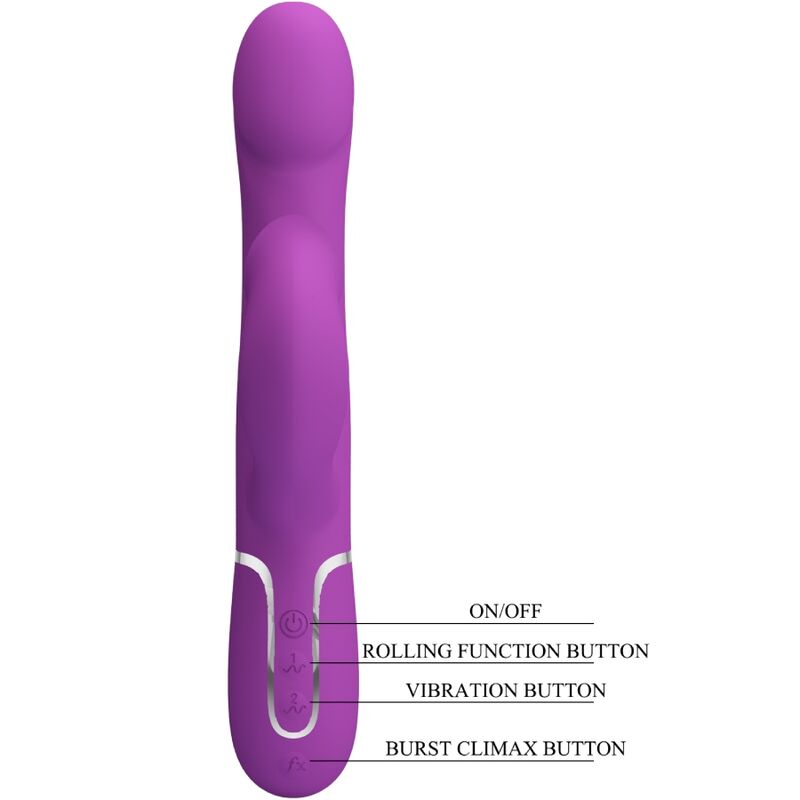 Comprar Pretty Love Vibrador Multifunción 4 En 1 Morado – Diseño Ergonómico Con Funciones Avanzadas-Noxtic