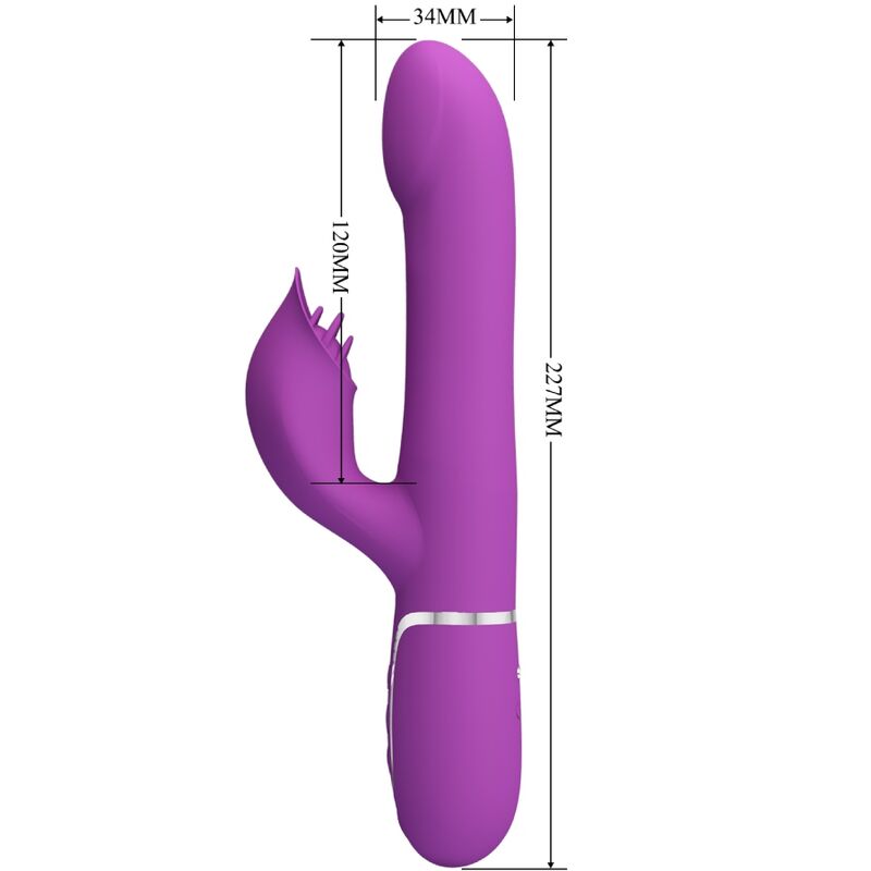 Comprar Pretty Love Vibrador Multifunción 4 En 1 Morado – Diseño Ergonómico Con Funciones Avanzadas-Noxtic