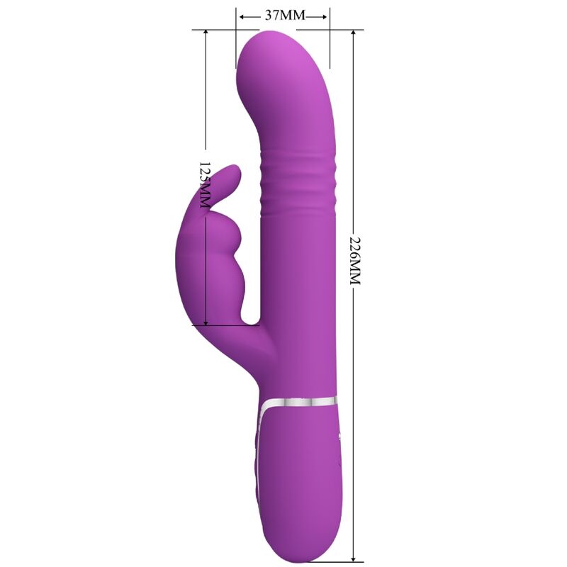 Comprar Pretty Love Coale Vibrador Rabbit Multifunción 4 En 1 – Vibrador Recargable De Silicona Médica Para Placer Personal-Noxtic