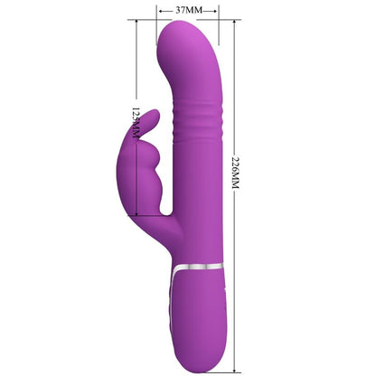 Comprar Pretty Love Coale Vibrador Rabbit Multifunción 4 En 1 – Vibrador Recargable De Silicona Médica Para Placer Personal-Noxtic