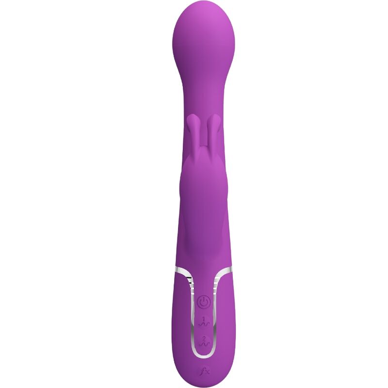 Comprar Pretty Love Dejon Vibrador Rabbit Multifunción Morado – Diseño Ergonómico Con Tres Funciones Para Placer Versátil-Noxtic
