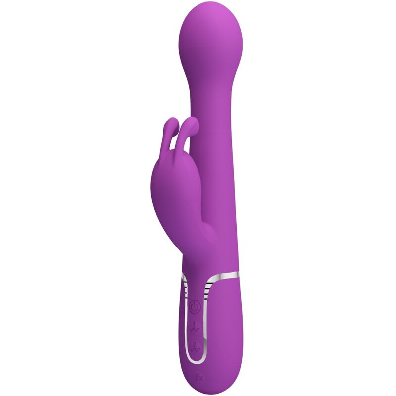 Comprar Pretty Love Dejon Vibrador Rabbit Multifunción Morado – Diseño Ergonómico Con Tres Funciones Para Placer Versátil-Noxtic