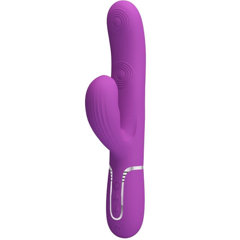 Comprar Pretty Love Perlita Vibrador Rabbit Multifunción Morado – Diseño Elegante Con 7 Modos De Vibración-Noxtic