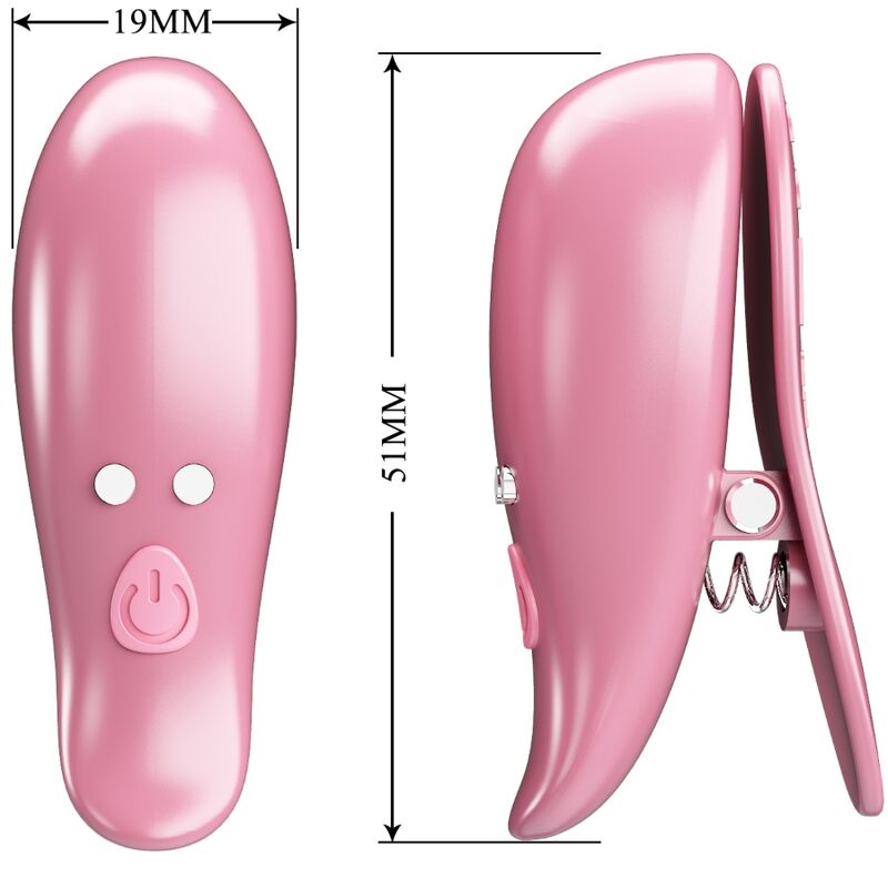 Comprar PRETTY LOVE Cailey Pinzas Para Pezones – 10 Vibraciones Con Control Remoto Para Placer Personalizado-Noxtic