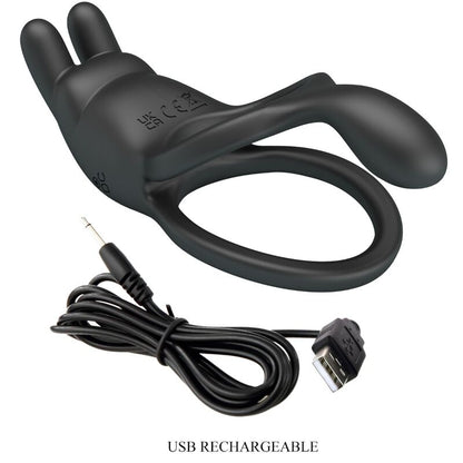 Comprar Pretty Love Seth Doble Anillo Vibrador Rabbit – Diseño Ergonómico Con 7 Modos De Vibración-Noxtic