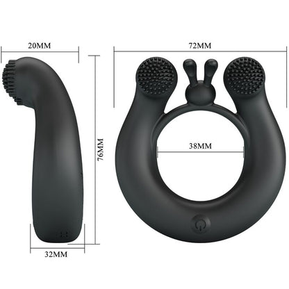Comprar Pretty Love Dahlia Anillo Vibrador – Estimulador Con 12 Modos De Vibración Para Placer Compartido-Noxtic