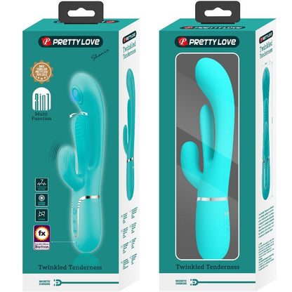 Comprar PRETTY LOVE Shania Triple Vibrador Rabbit – Versatilidad Con 7 Configuraciones De Vibración-Noxtic