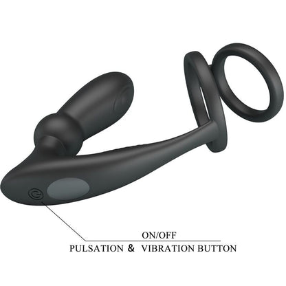 Comprar Pretty Love Emoni Anillo Y Plug Anal – Experiencia Única Con 12 Modos De Vibración-Noxtic