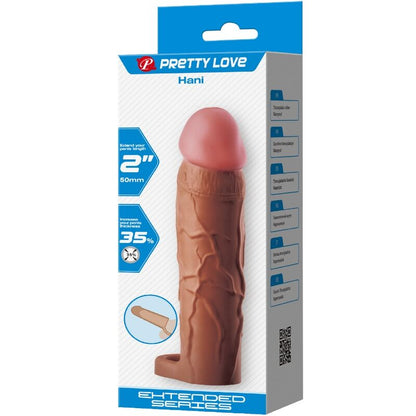 Comprar PRETTY LOVE Hani Funda Con Extensión De 5 Cm – Diseño Ultra Realista Para Mayor Placer-Noxtic
