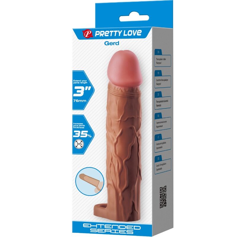 Comprar PRETTY LOVE Gerd Funda Con Extensión De 7.6 Cm – Diseño Innovador Para Placer Aumentado-Noxtic