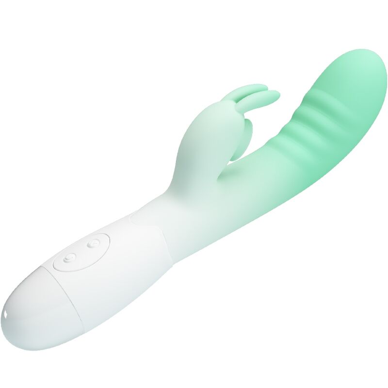 Comprar Pretty Love Cerberus Vibrador Rabbit Verde – Diseño Elegante Con 30 Funciones De Vibración-Noxtic
