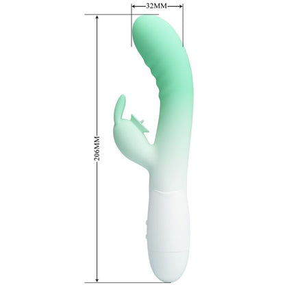 Comprar Pretty Love Cerberus Vibrador Rabbit Verde – Diseño Elegante Con 30 Funciones De Vibración-Noxtic