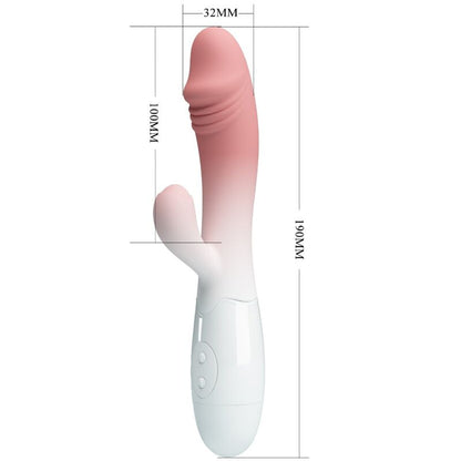 Comprar Pretty Love Snappy Vibrador Rabbit Rosa – Estimulador Con 30 Modos De Vibración Para Placer Personalizado-Noxtic