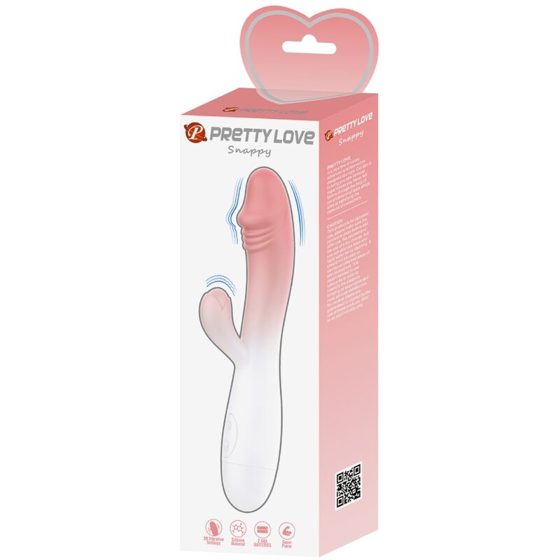 Comprar Pretty Love Snappy Vibrador Rabbit Rosa – Estimulador Con 30 Modos De Vibración Para Placer Personalizado-Noxtic