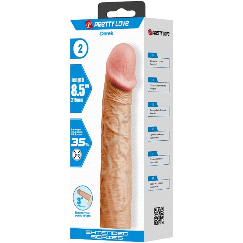 Comprar Pretty Love Derek Funda Para Aumento Natural – Material Realista Con Textura Auténtica-Noxtic
