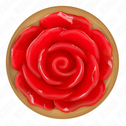 KINK - ROSE GOLD ANAL PLUG RED ROSE M